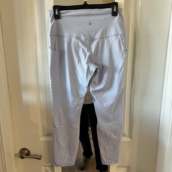 Lululemon Lavender Cropped Leggings Size 10 Color Purple - Picture 4 of 5